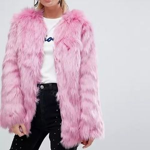 Miss Selfridge Fur Coat